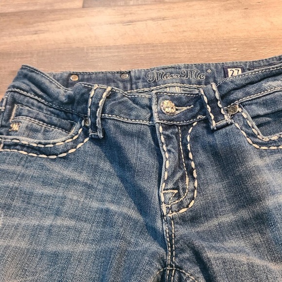 Miss me size 27 women's bootcut distressed jeans - Picture 4 of 13